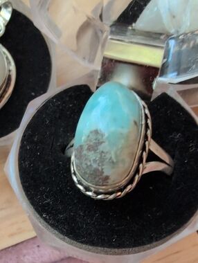 Larimar size 9 ring